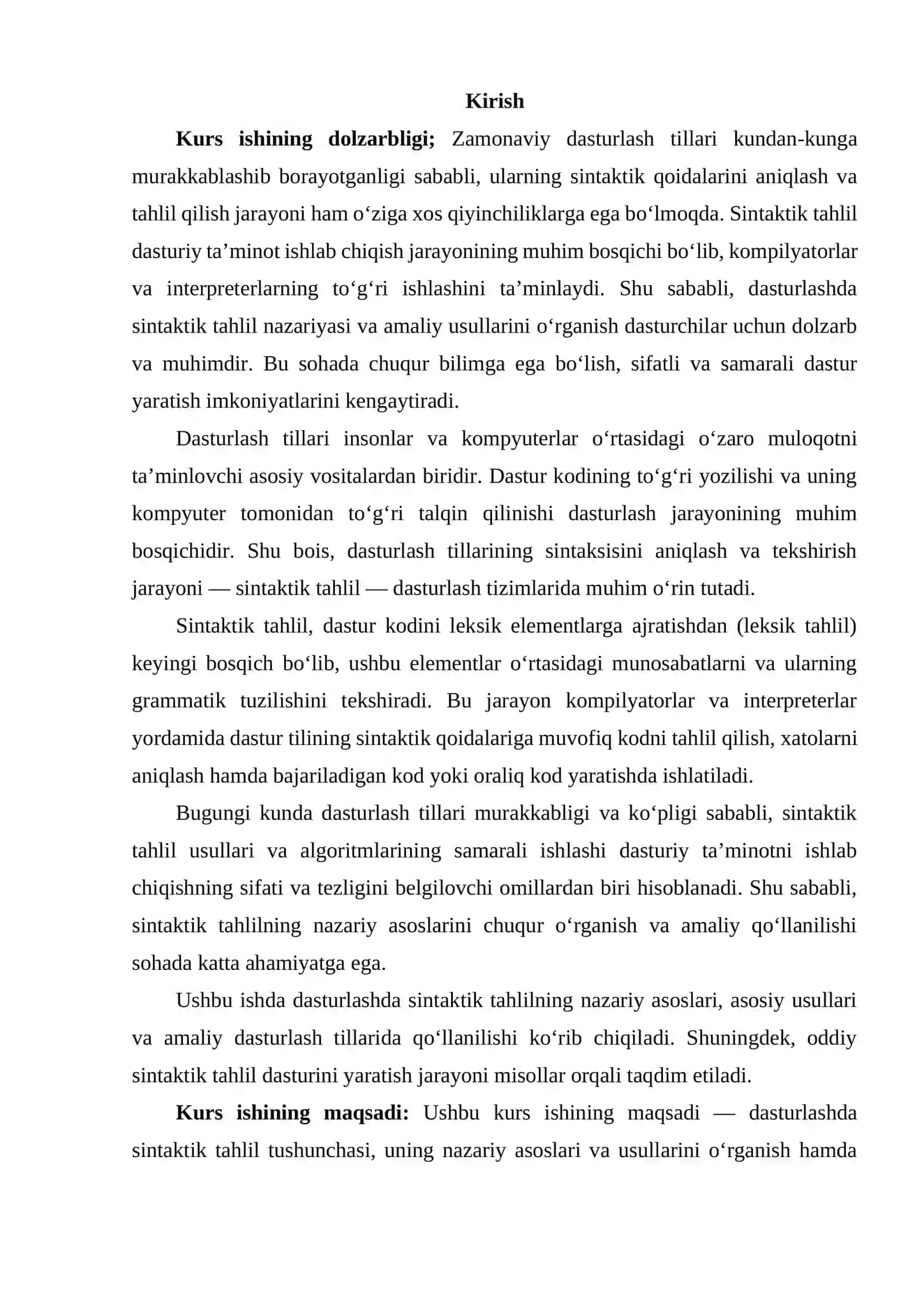 Sintaktik tahlil usullari va algoritmlari 2