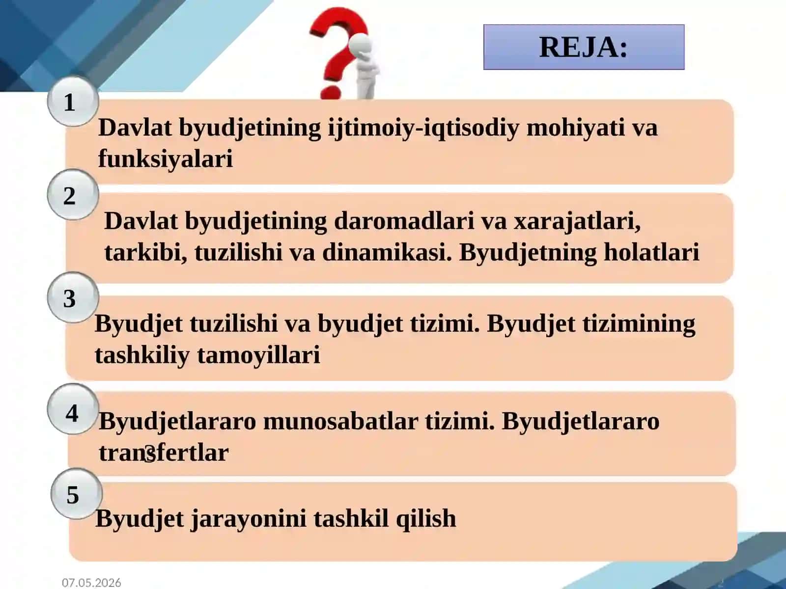 DAVLAT MOLIYASI 2