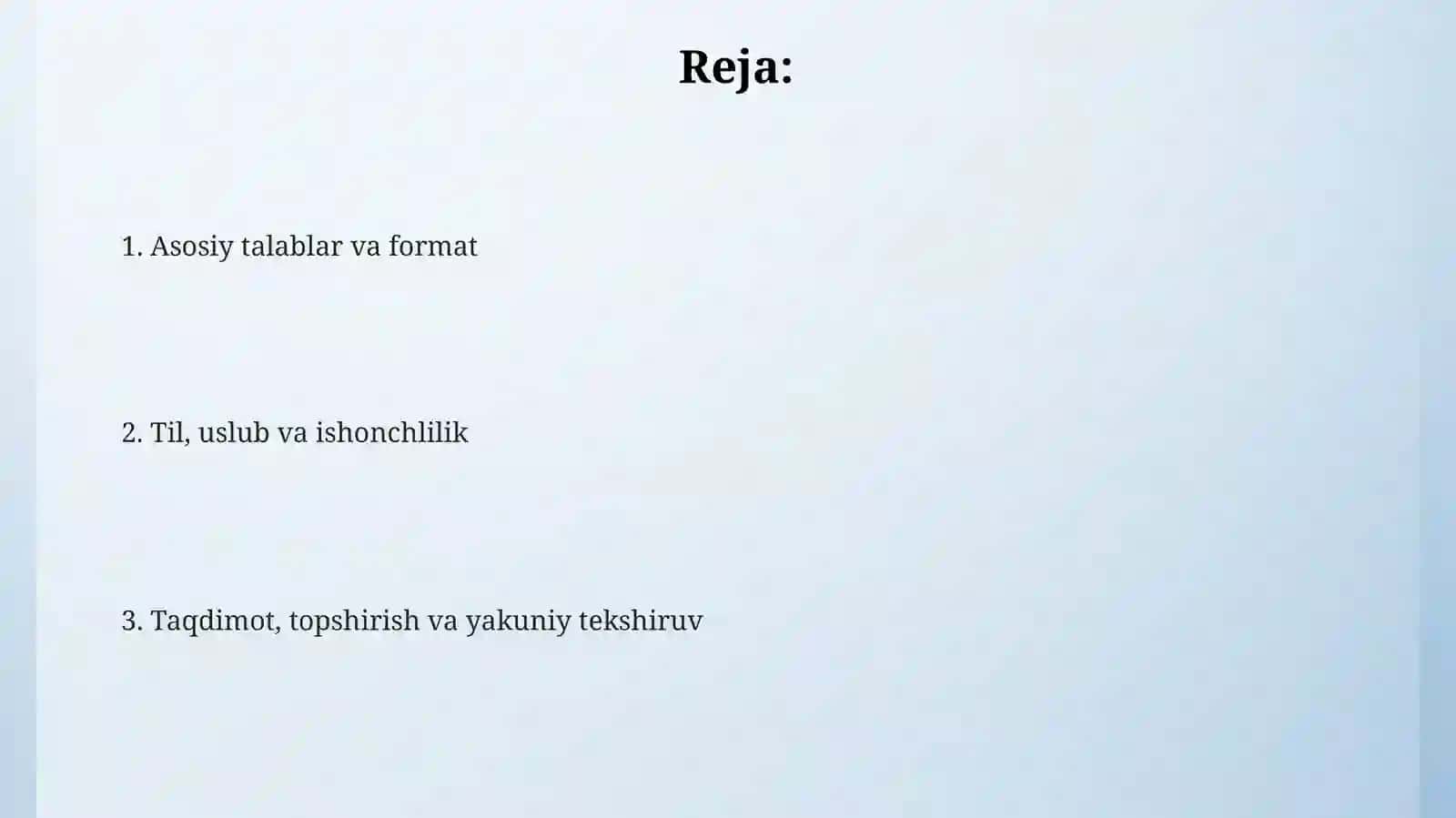 Ariza yozish qoidalari 2