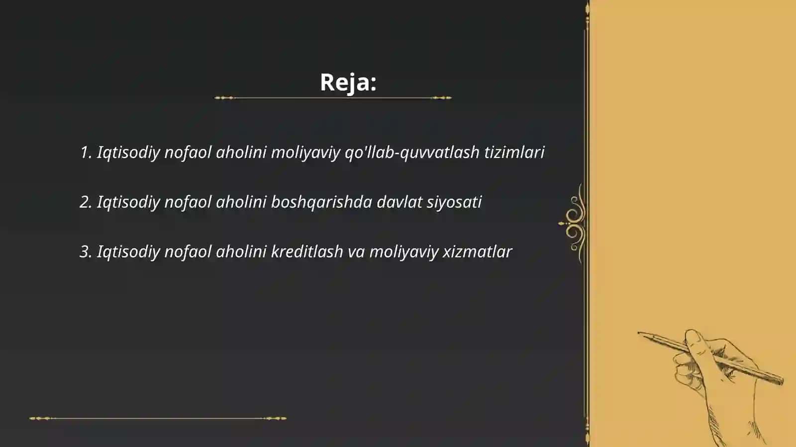 Moliyaviy qo’llab-quvvatlash 2