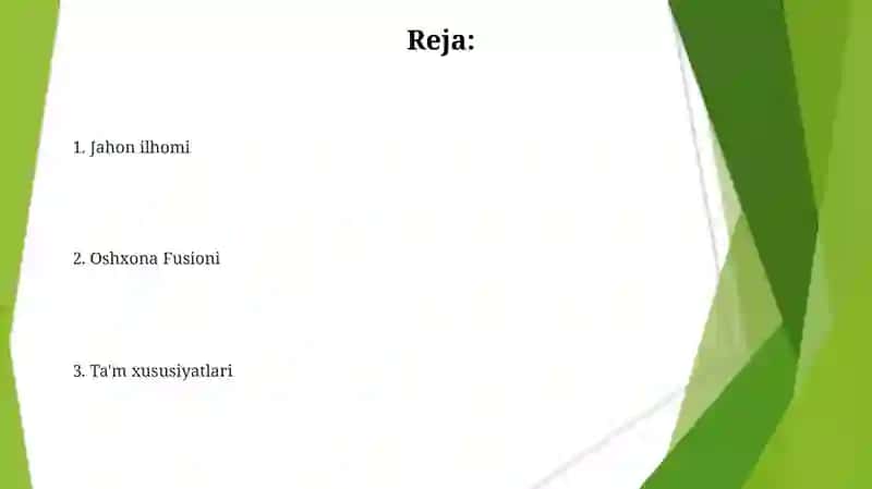 Nemischa ovqatlar 2