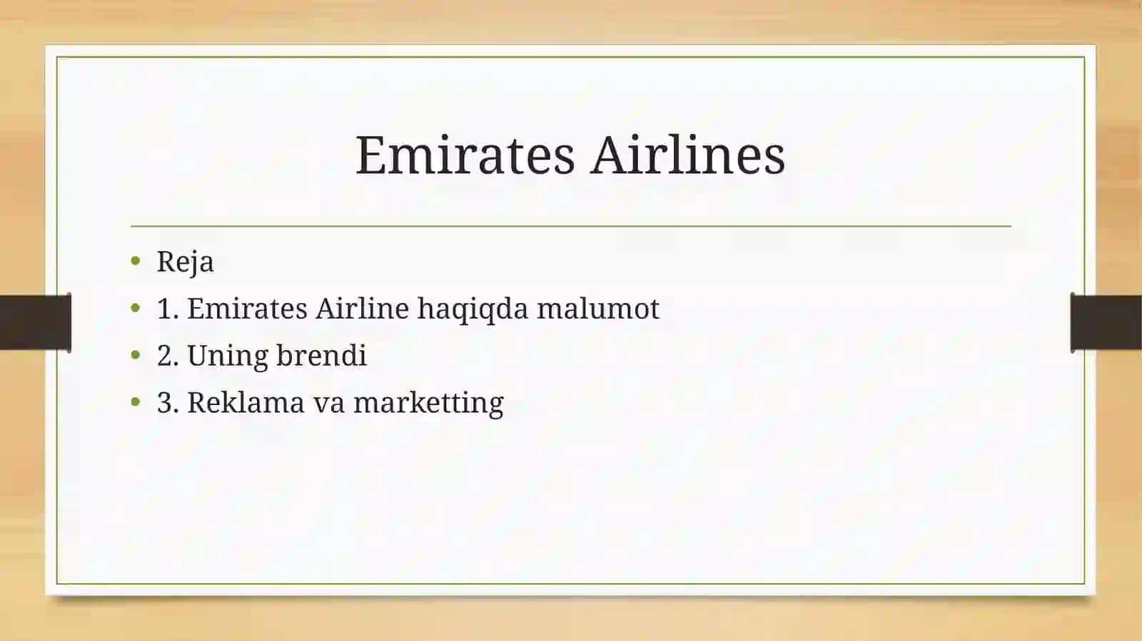 Emirates Airlines haqiqda malumot 2