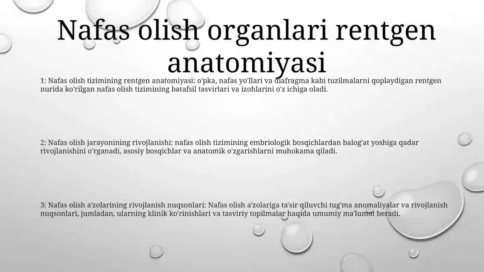 Nafas Olish Jarayoni.Nafas Olish A'Zolarinig Rentgenanatomiyasi Va Rivojlanish Nuqsonlari 2