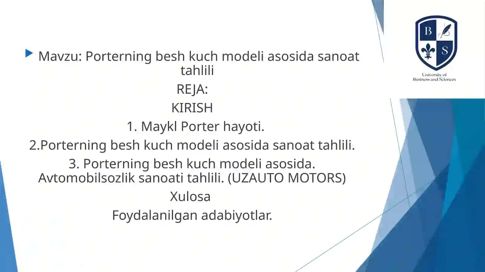 Porterning besh kuch modeli 2