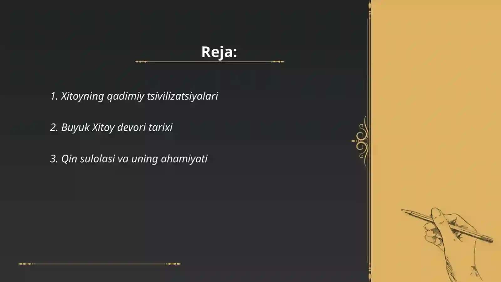 Xitoy tarixi taqdimot 2