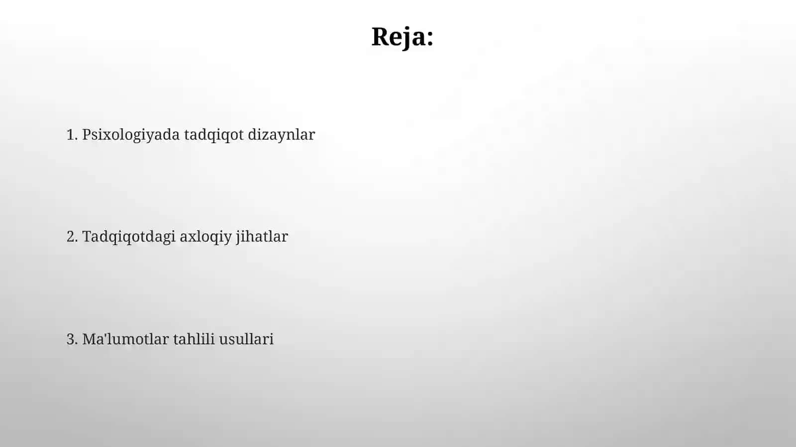 Kasbiy psixologiyaning ilmiy tadqiqod metodlari 2