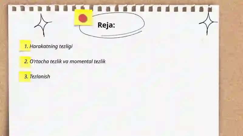 Harakatga doir masalalar 2