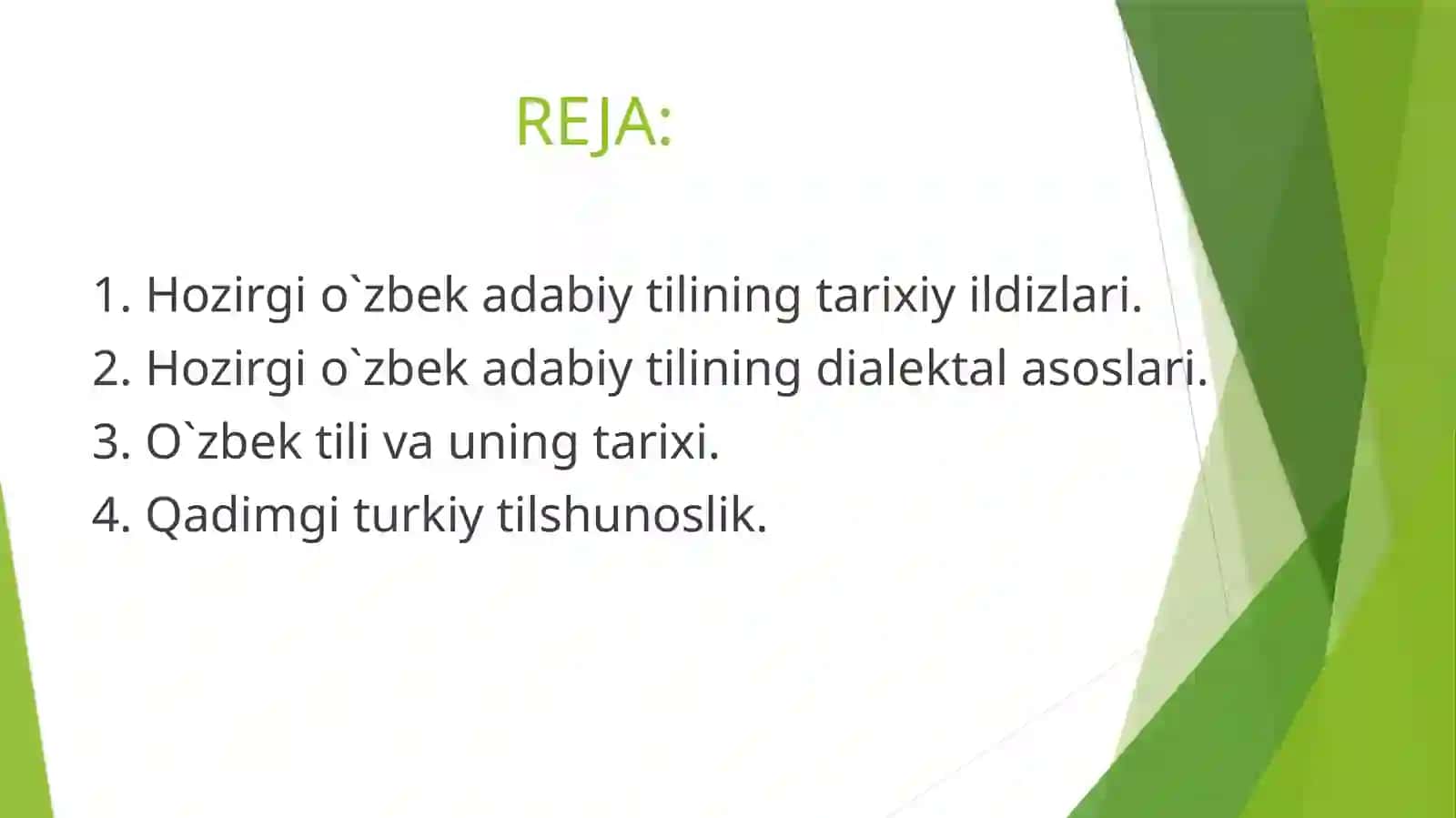 Hozirgi o‘zbek adabiy tilining tarixiy ildizlari 2