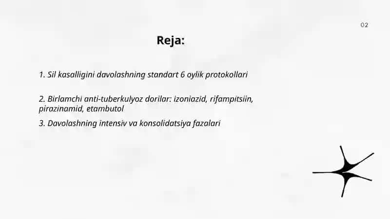 Sil kasalligini davolash 2