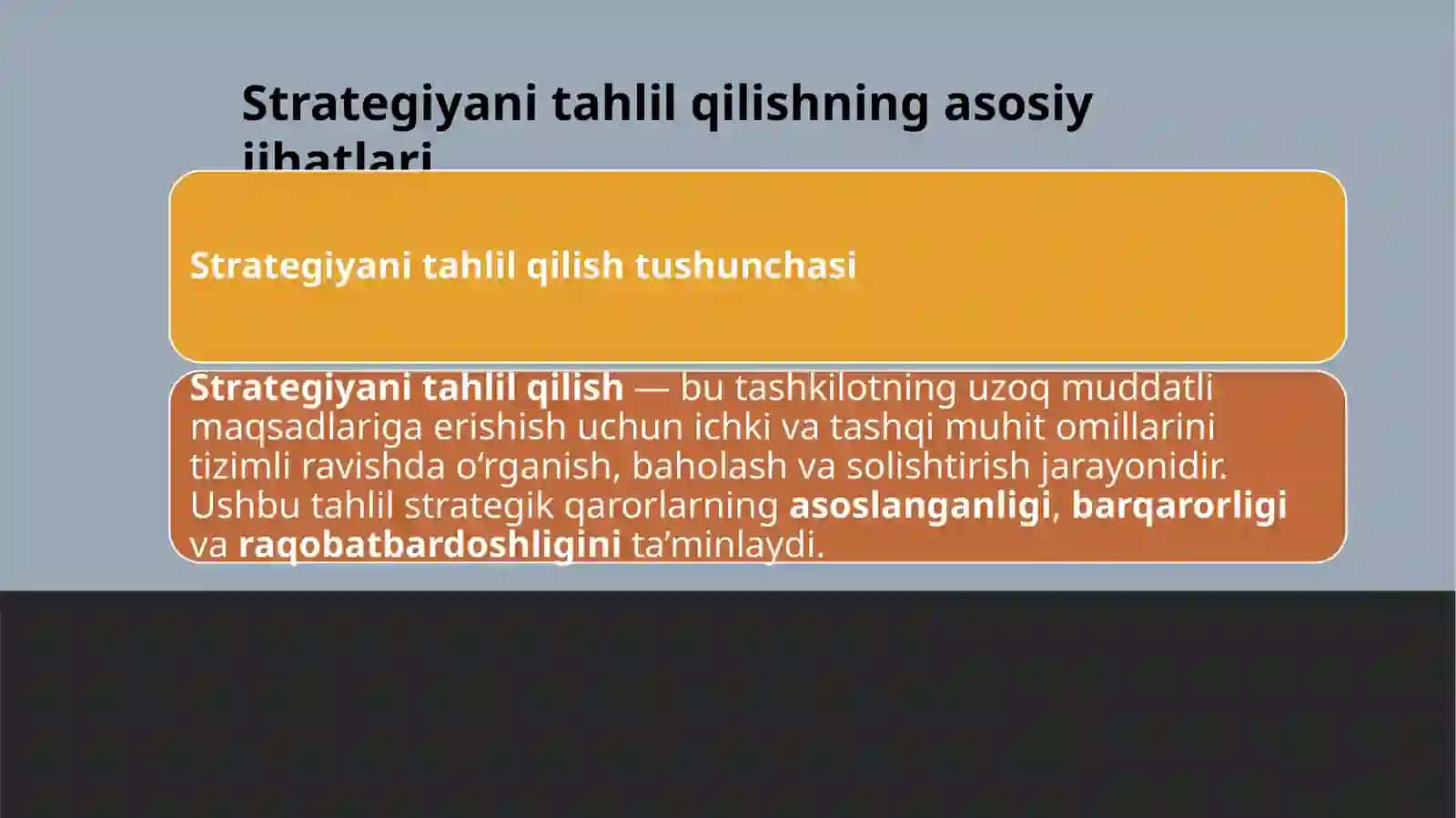 BIZNES STRATEGIYASI 2