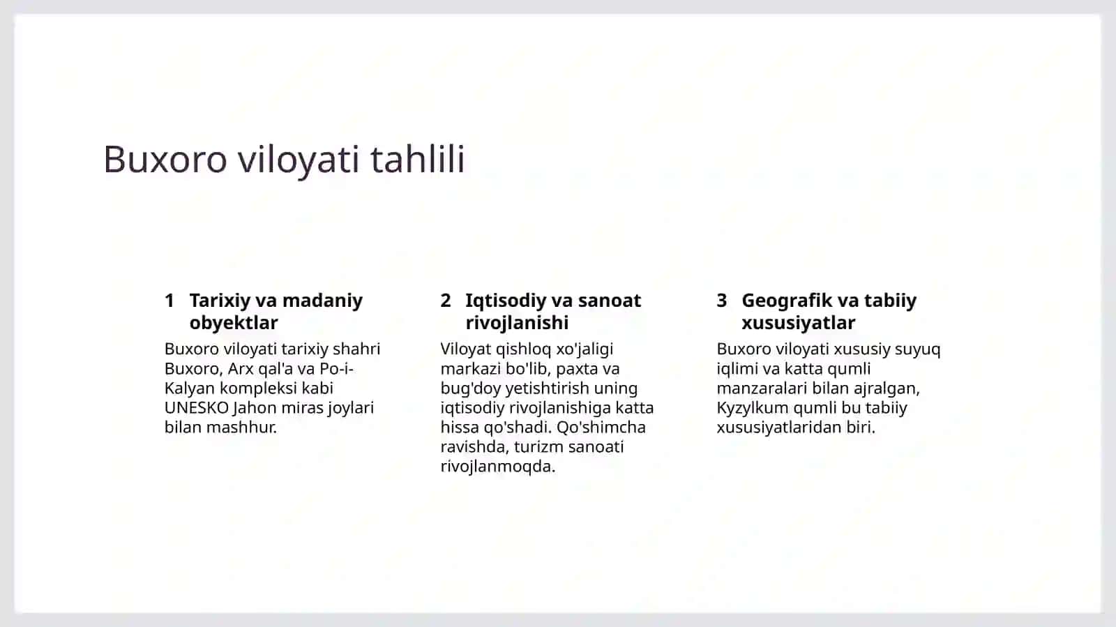 Buxoro xonligi aholisi mashgʻuloti 2