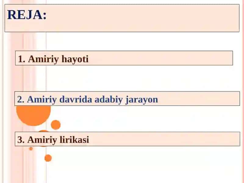 Amiriyning hayoti va ijodi 2