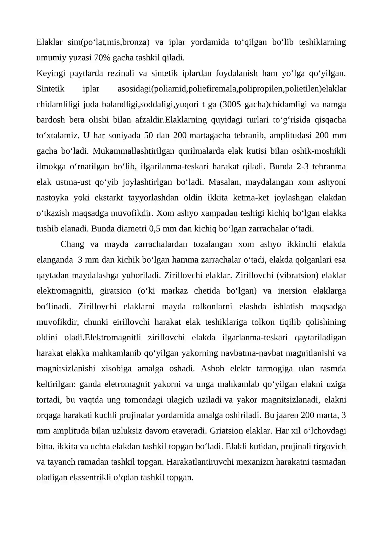 Elash va klassifikatsiyalash 2