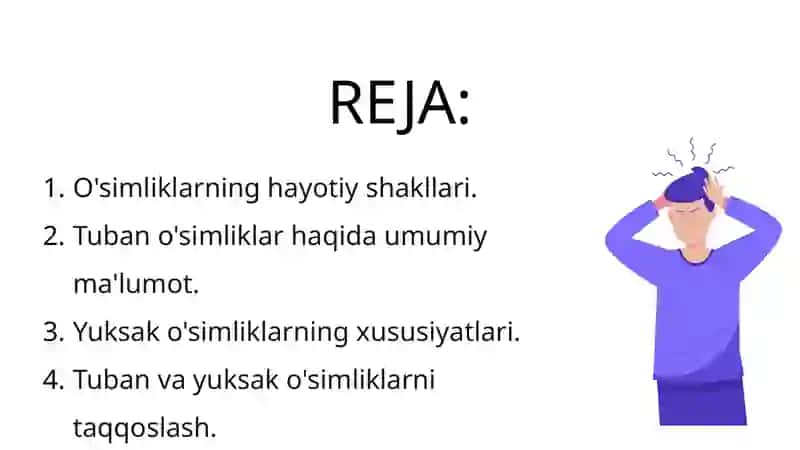 O'simliklarning hayotiy shakllari 2