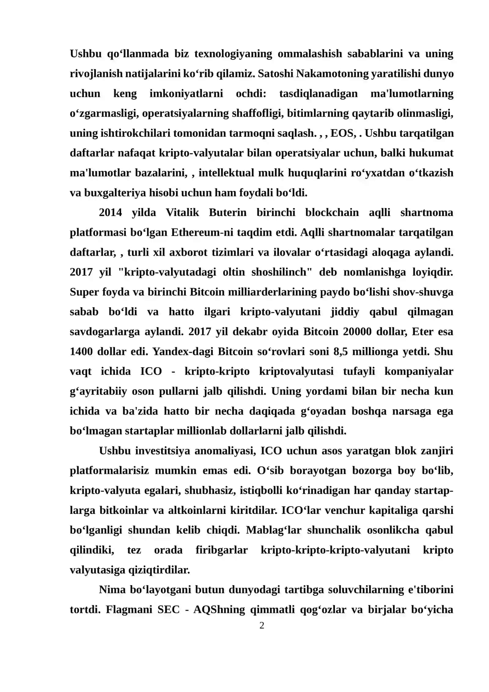 TARMOQDA AXBOROT XAVFSIZLIGI VA BLOKCHAIN TEXNOLOGIYASI 2