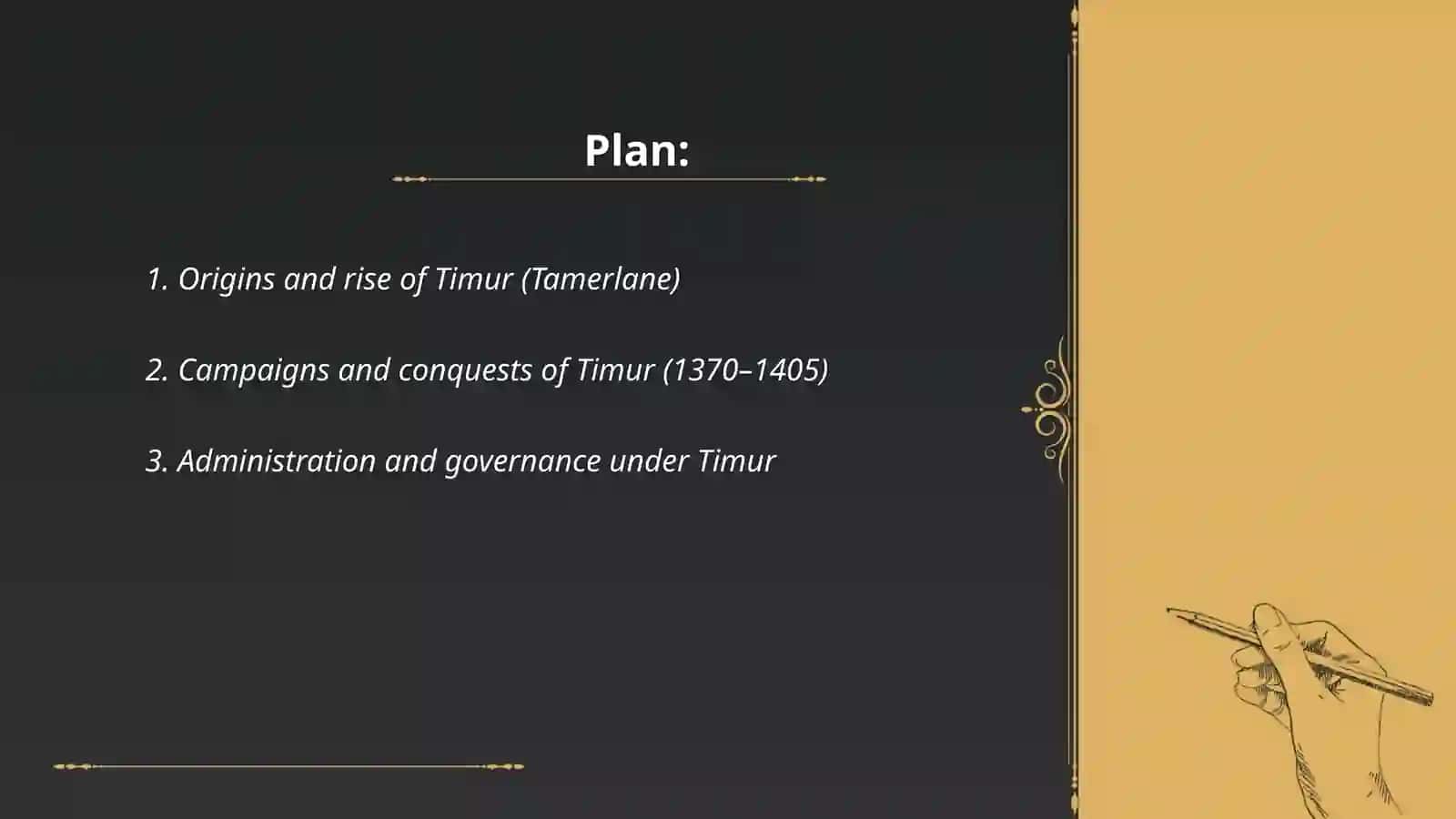 History of Timured Empire 2