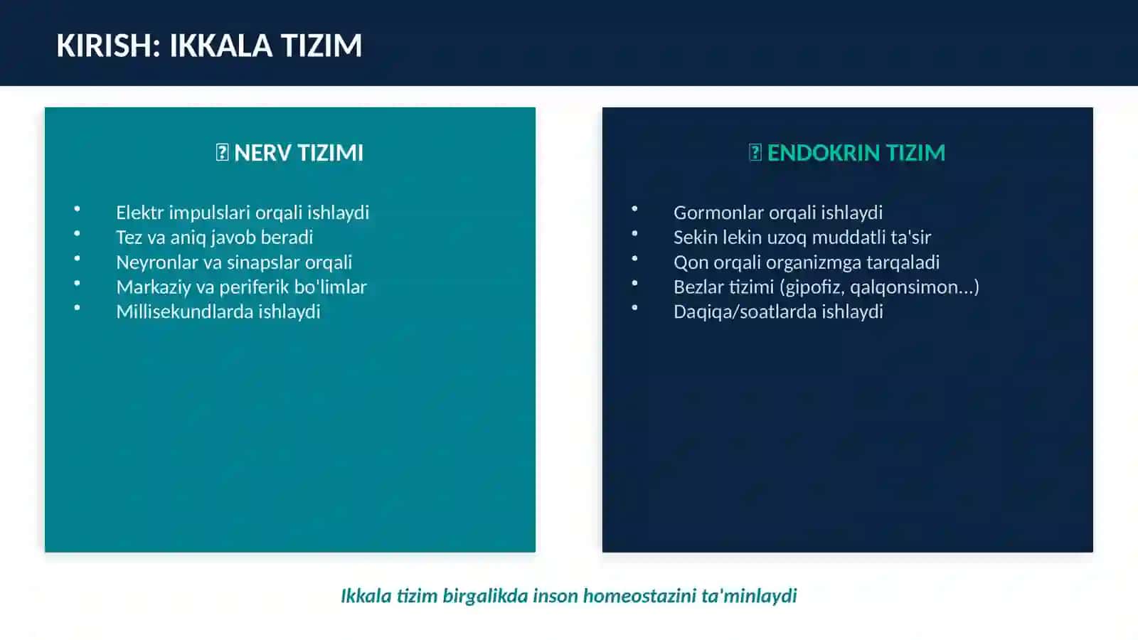 ENDOKRIN VA NERV TIZIMINING ALOQASI 2