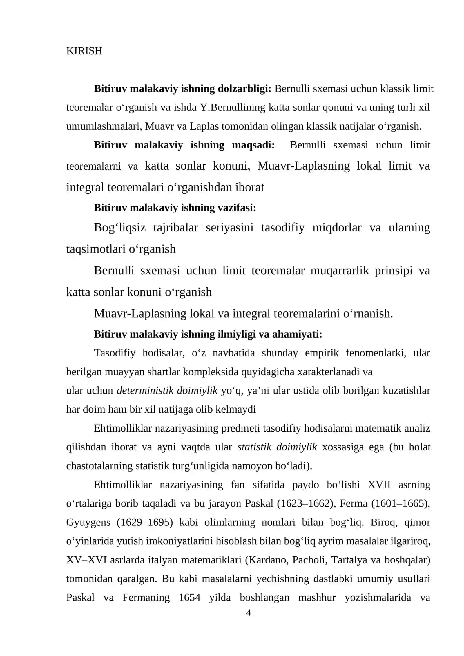 Bernulli teoremasi 2
