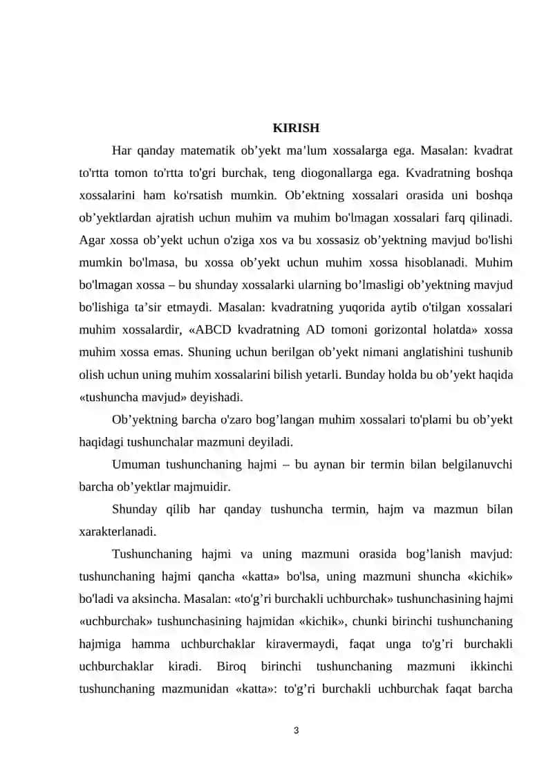 3-SINFDA MATEMATIKADAN LABORATORIYA ISHLARI VA ULARNI TASHKIL QILISH METODIKASI 2