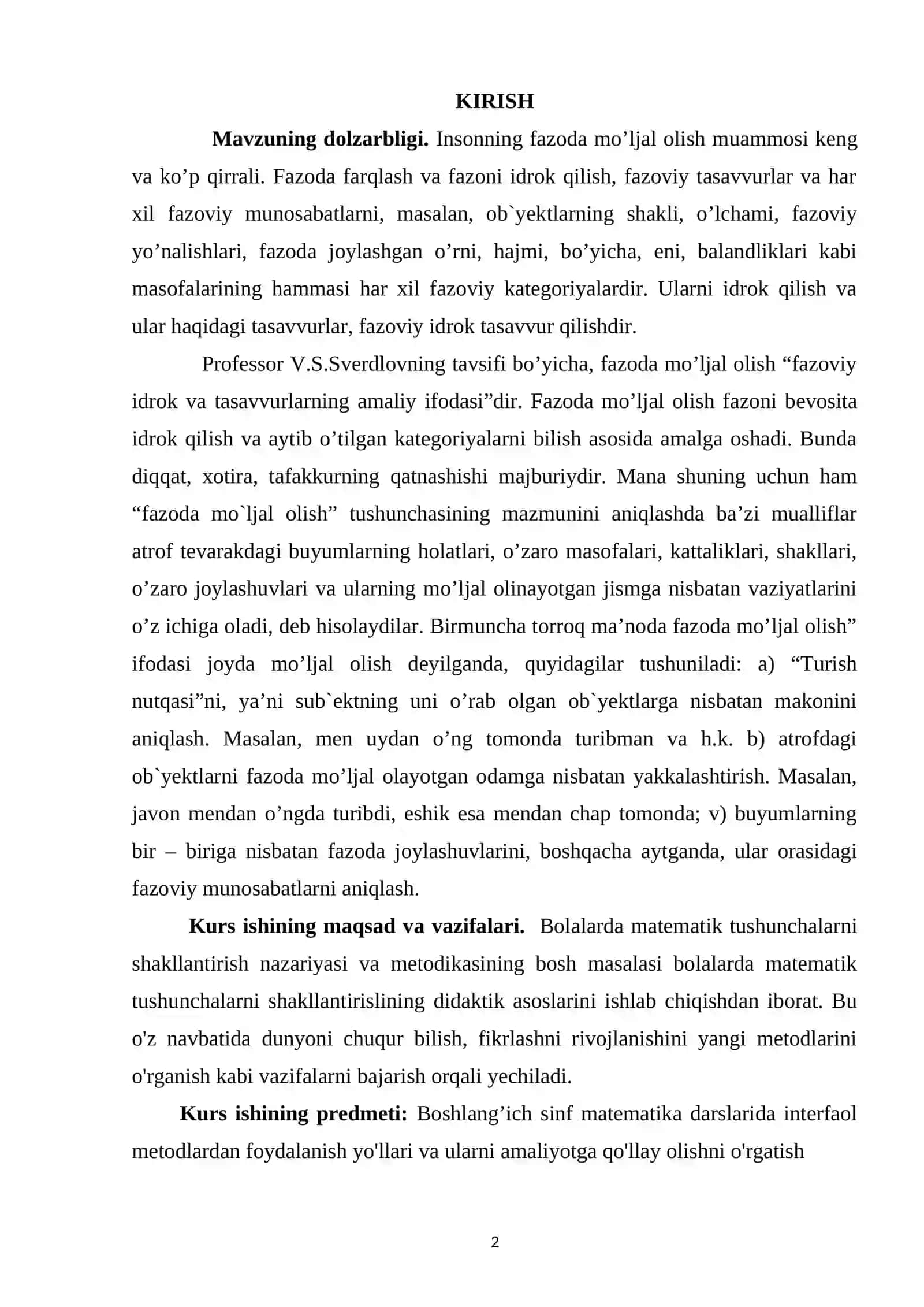 FAZO VA FAZODA MO'LJAL OLISH XAQIDA TUSHUNCHA 2