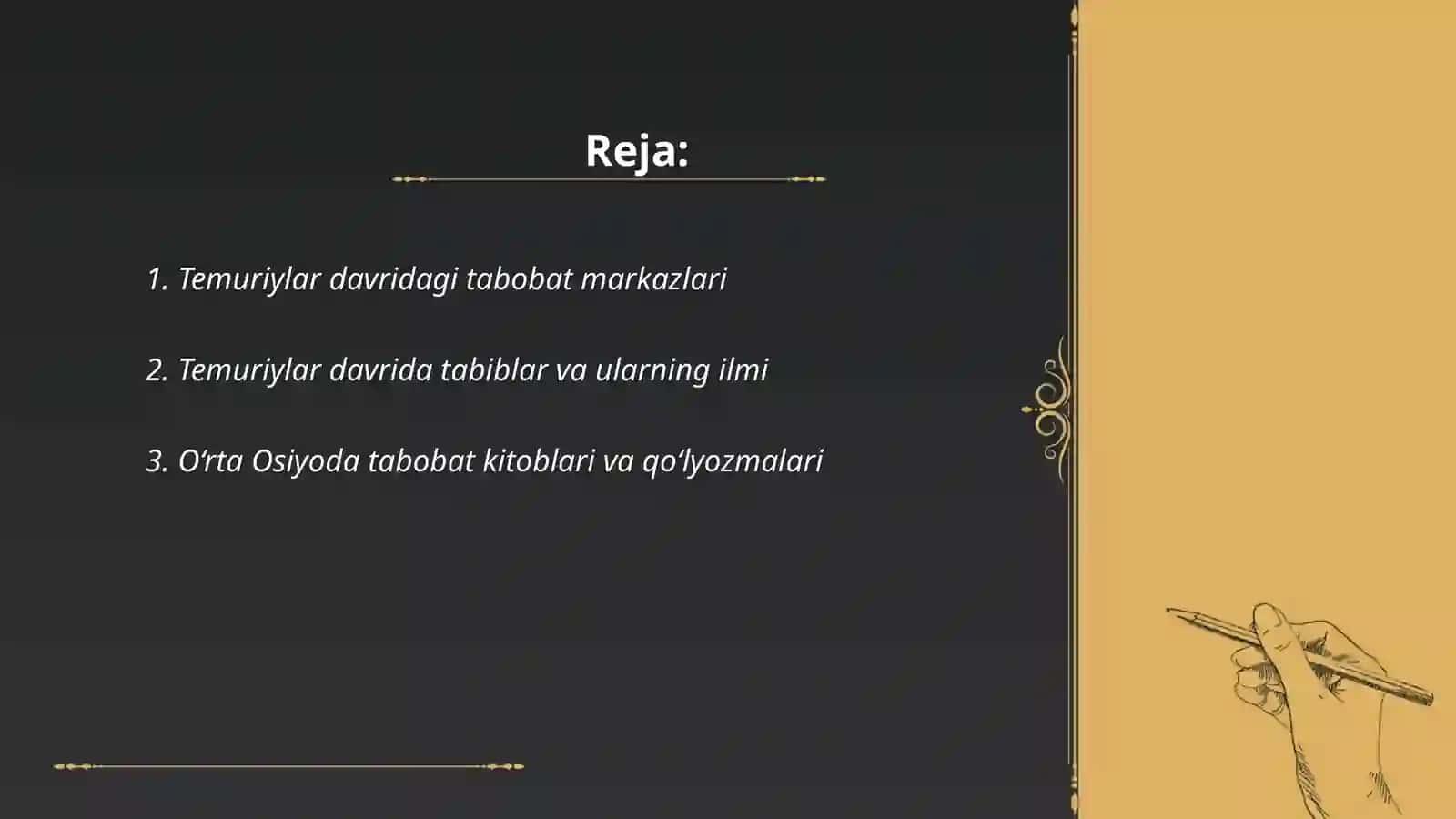 Tibbiyotda Tib qonunlari va qoidalari 2