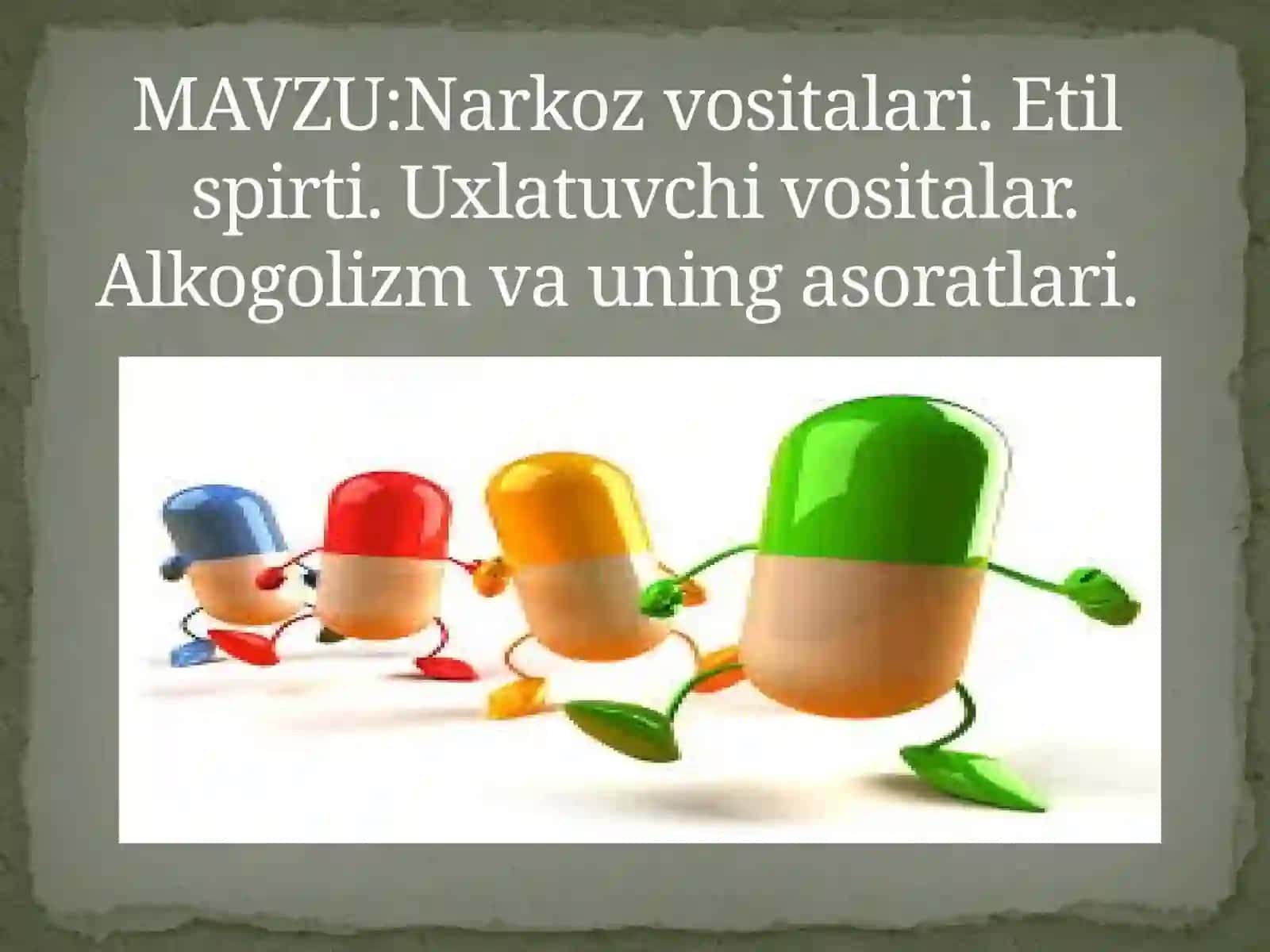 Narkoz vositalari 2