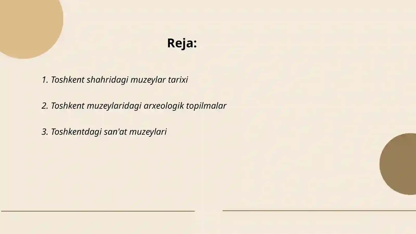 Toshkent shahridagi muzeylar tashrif 2