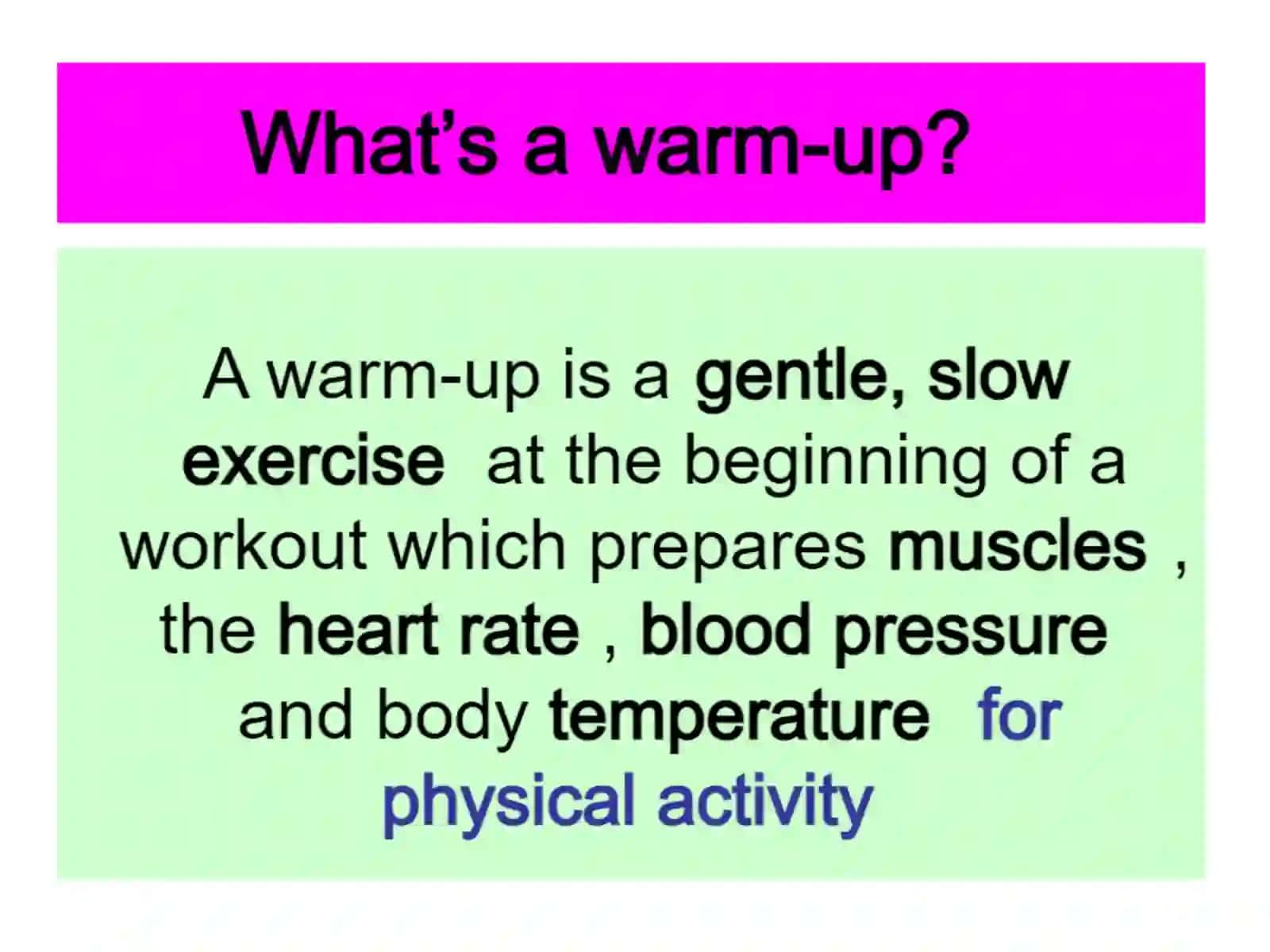 Warm yo activies 2