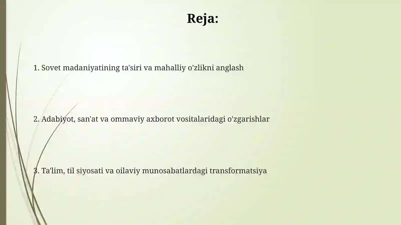 O'zbekistonda 1950-1980-yillardagi madaniyo'zgarishlar 2
