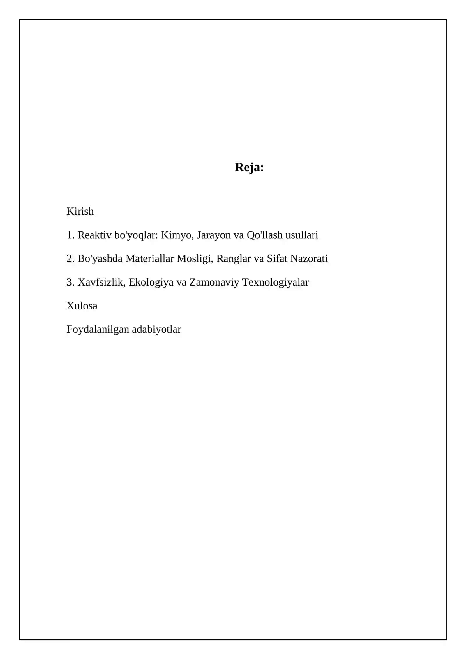 Aktiv boʻyovchi moddalar bilan boʻyash 2