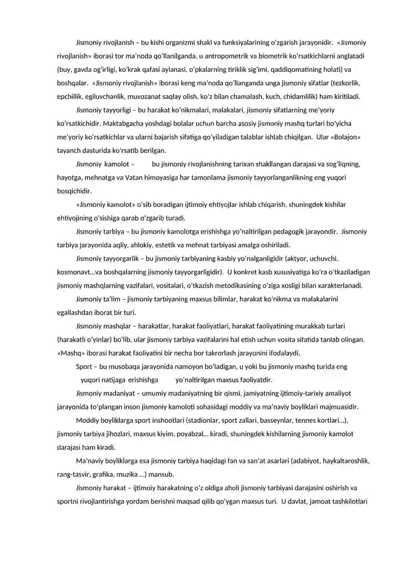 Maktabgacha ta’limda bolalarni jismoniy tarbiyalash 2
