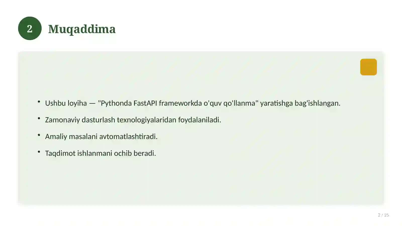 Pythonda FastAPI frameworkda o'quv qo'llanma 2