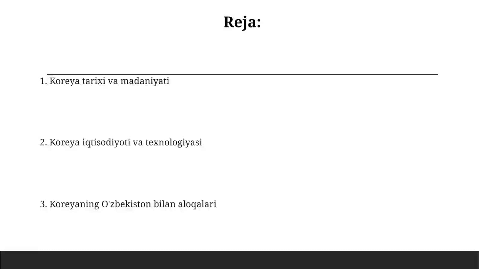 Koreya Tarixi va Madaniyati 2