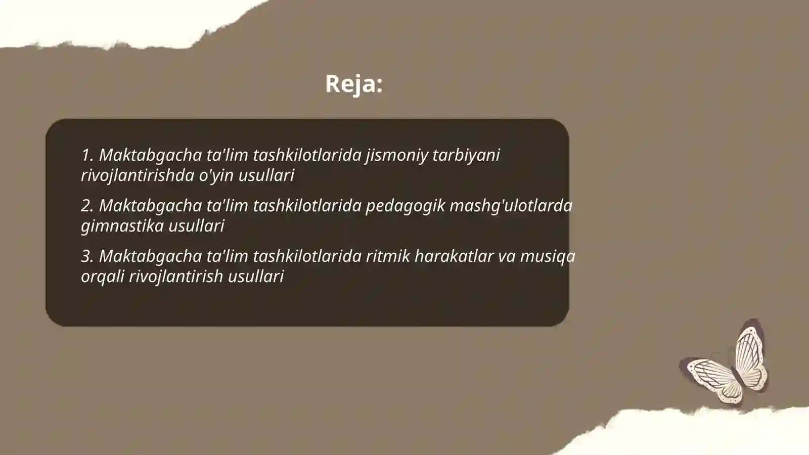 Maktabgacha ta'lim tashkilotlarida jismoniy tarbiyani rivojlantirish usullari 2