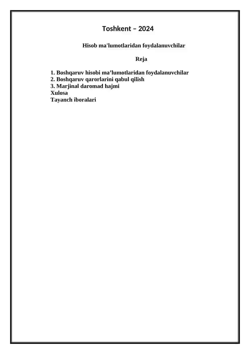 HISOB MA'LUMOTLARIDAN FOYDALANUVCHILAR 2