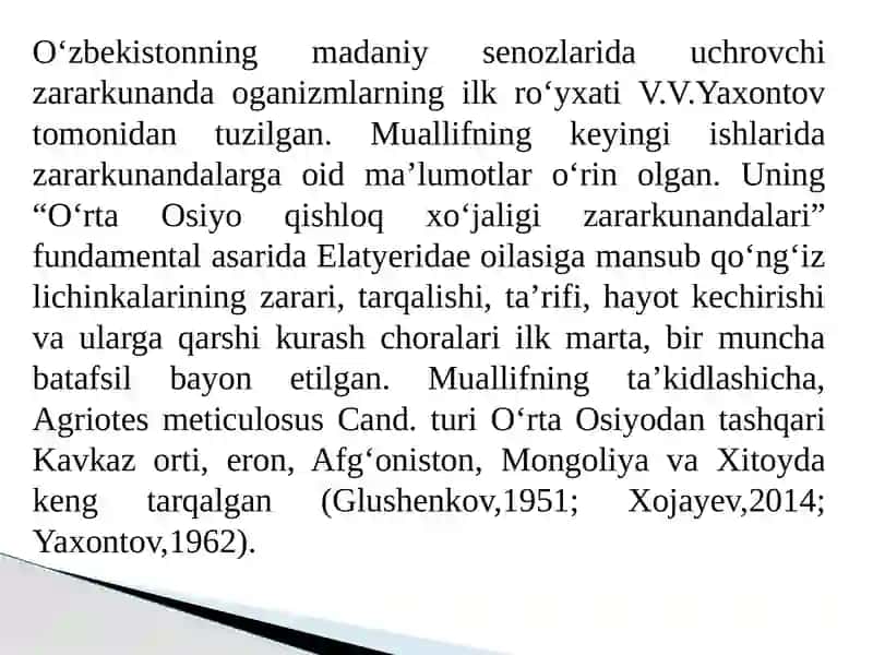 POLIZ EKINLARI ZARARKUNANDALARI BIOEKOLOGIYASI 2