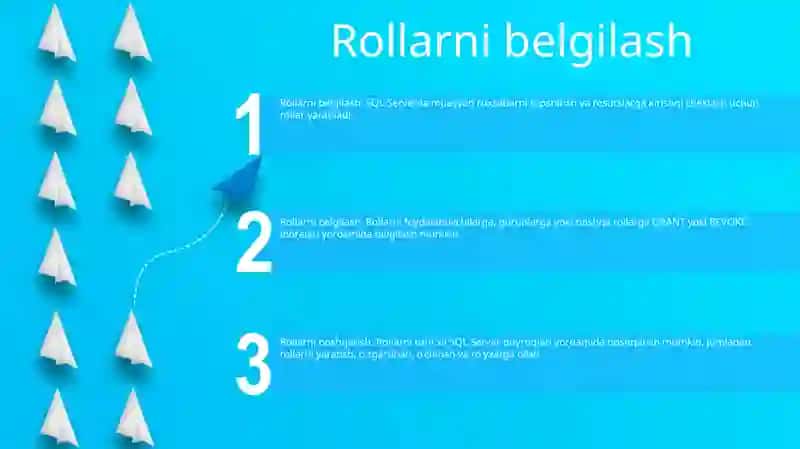 Sql Server Ma'lumotlar Bazasini Boshqarish Tizimi 2