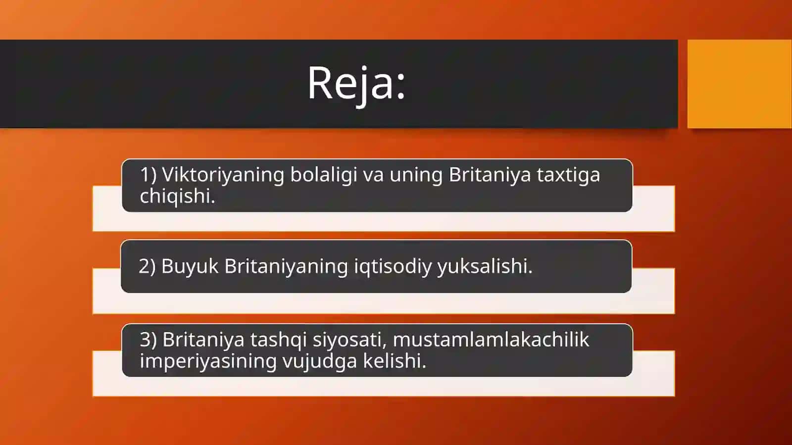 Buyuk Britaniya qirolicha Viktoriya davrida 2