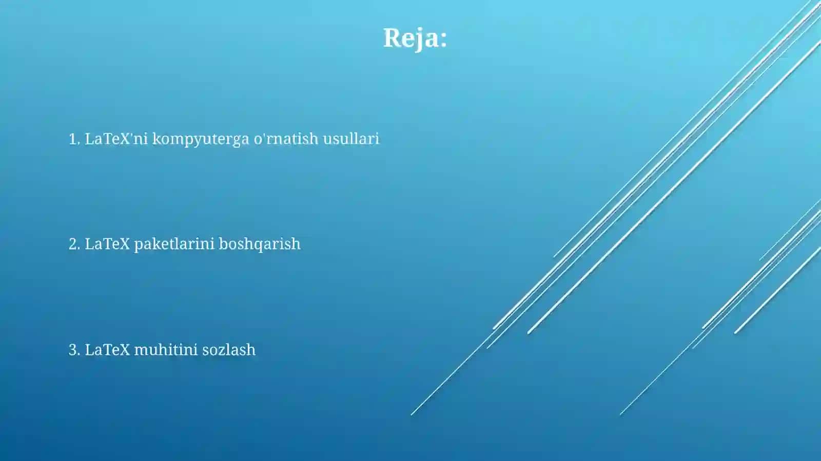 Kampyuterlarga LaTeX dasturini o'rnatish 2