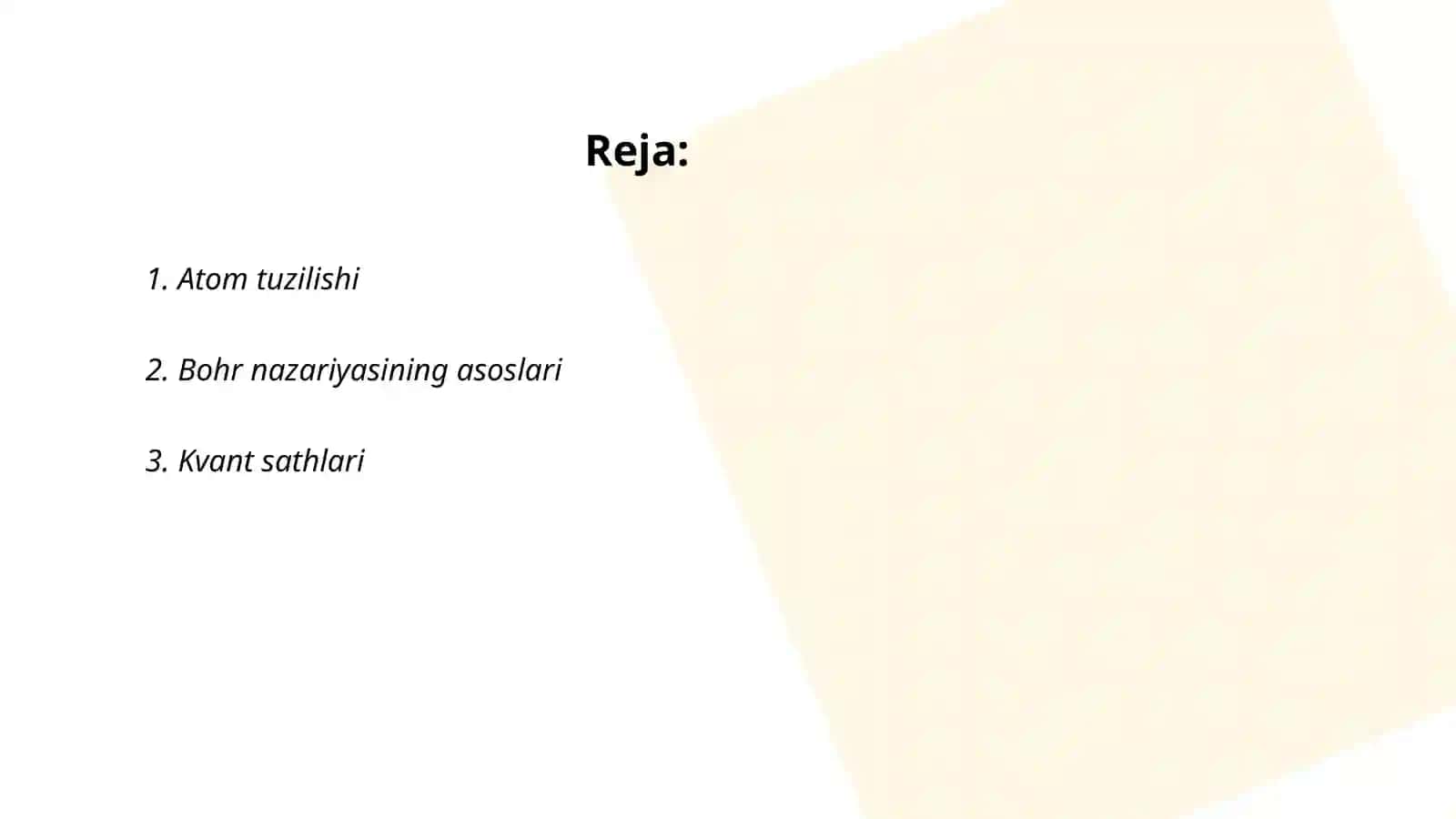 Vodorod atomining Bor nazariyasi 2