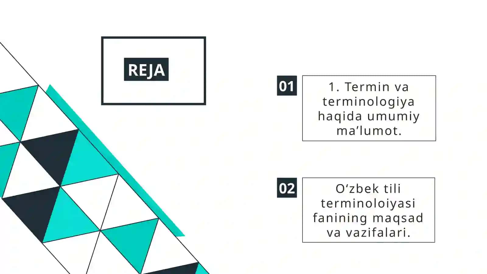 Òzbek tilining izohli luģatida soha terminlarining ishlatilishi 2