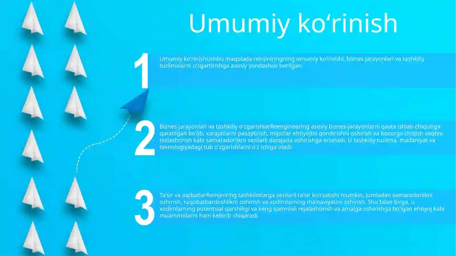 Biznes-Jarayonlar Va Tashkiliy O‘Zgarishlarning Qayta Injiniringi 2