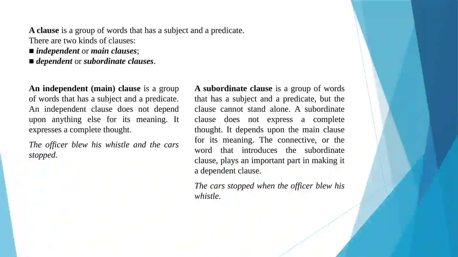 The Composite Sentence 2