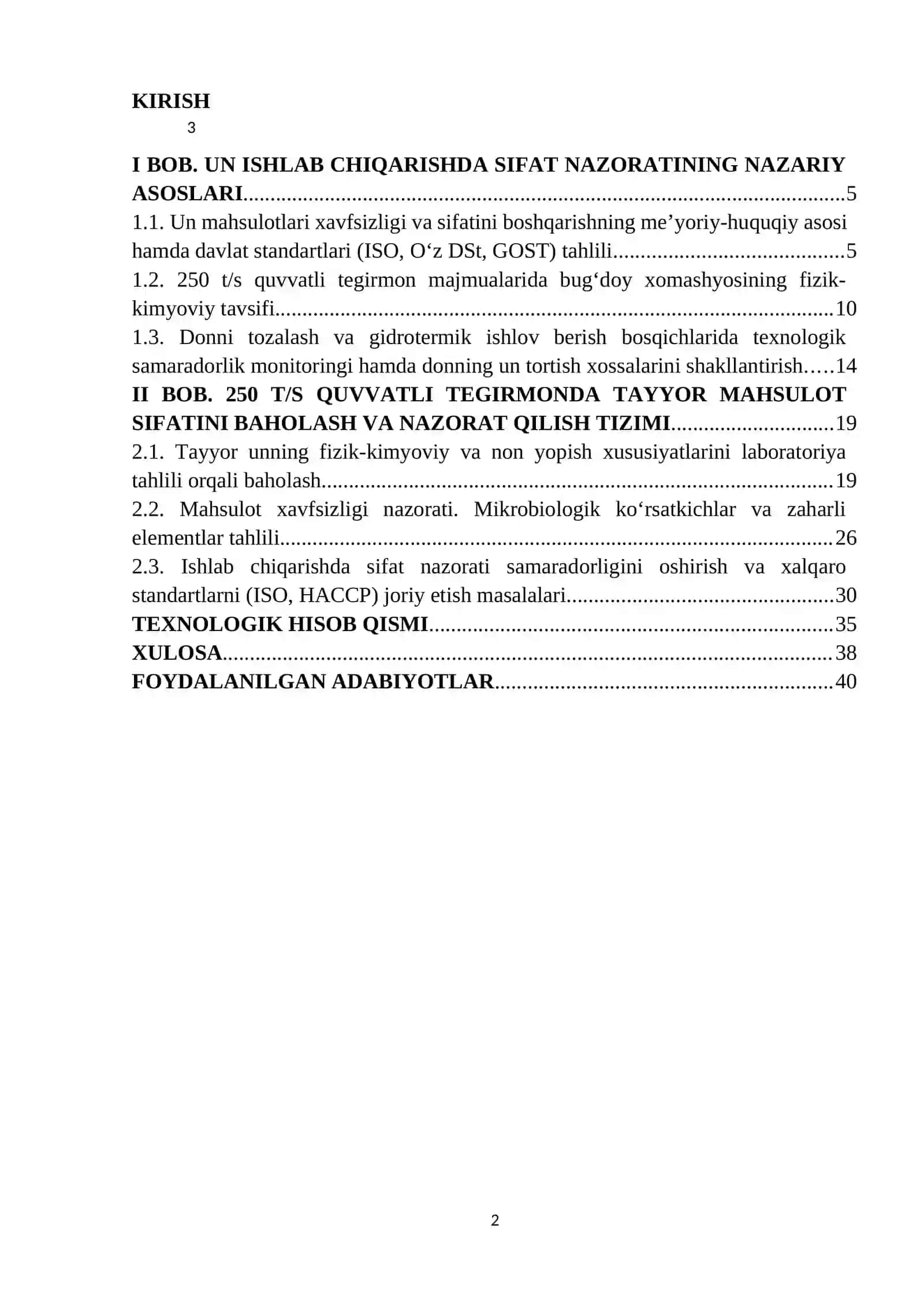 Sutkasiga 250 ts unumdorlikda un ishlab chiqarish nazorati 2
