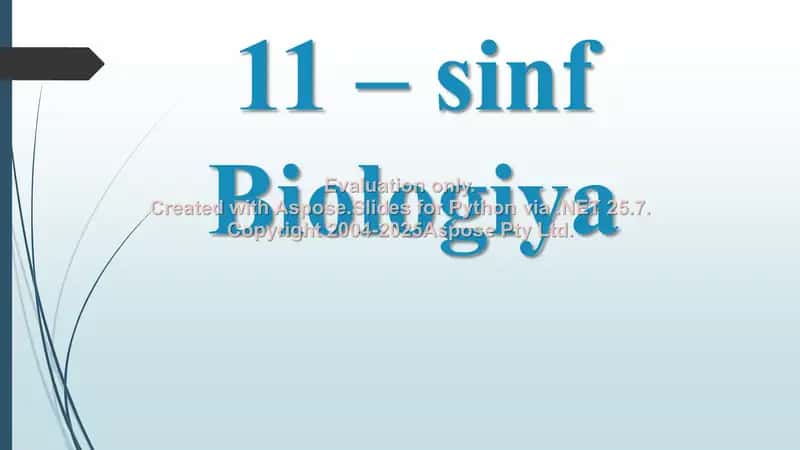 "O‘simliklarning generativ organlari filogenezi" 2