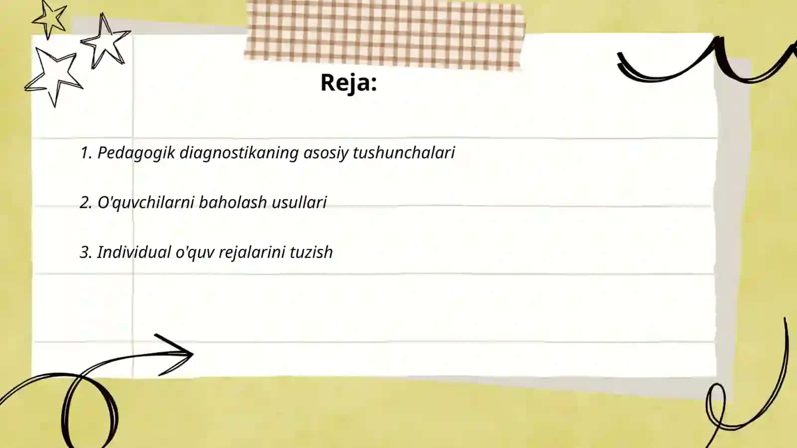 Pedagogik diagnostika 2