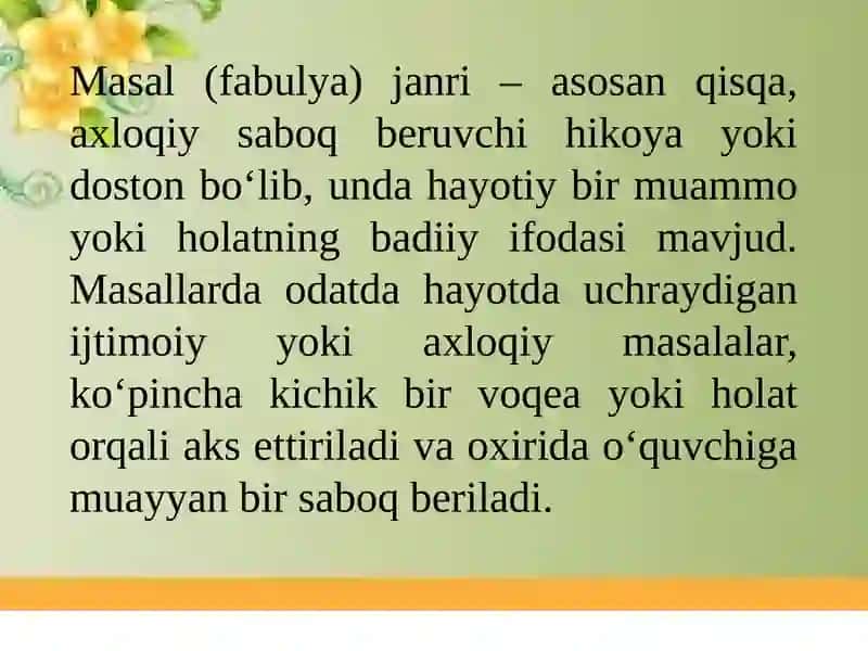 Lirik janrga xos (she’riy) janriga xos matnlar ustida ishlash. Ilmiy-ommabop janrga xos matnlar ustida ishlash. 2