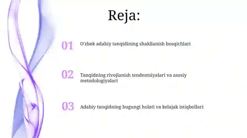 O'zbek adabiy tanqidchiliginin paydo bo'lishi 2