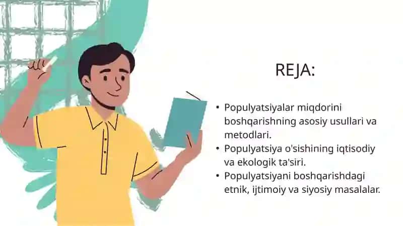 Populyatsiyalar miqdorini boshqarish muammolari 2