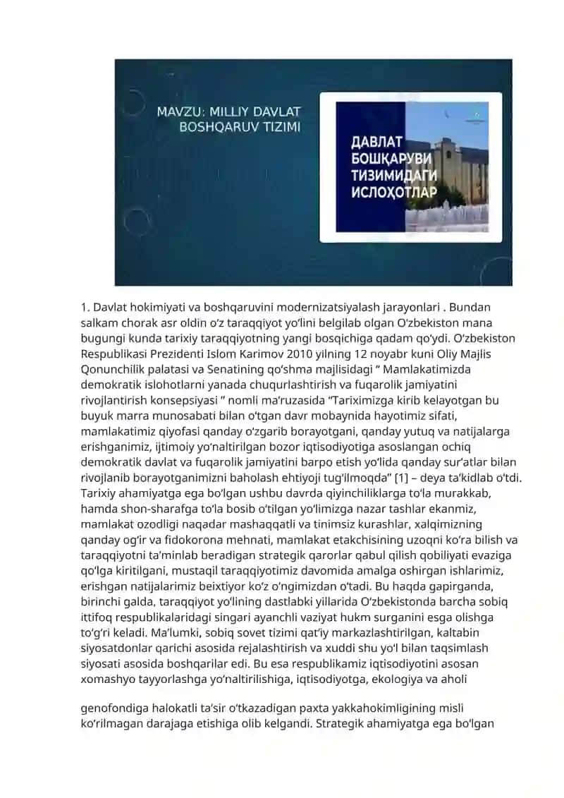 O’zbekistonda demakiratik fuqorolik jamiyati asoslari 2
